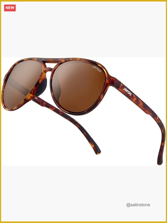 Polarized Aviator Sunglasses UV400 Protection TR90 Frame Sports main image 4